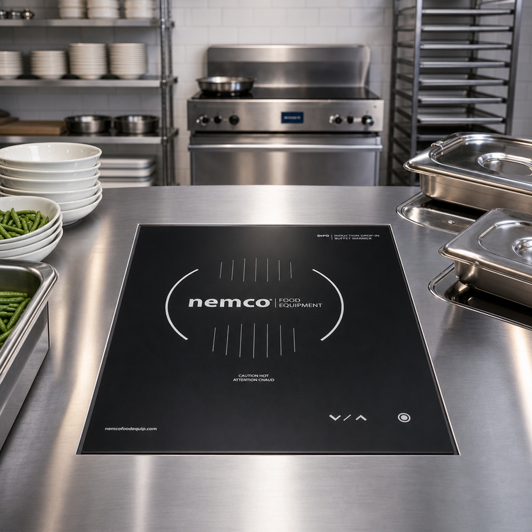 Product image #2 for Nemco DIPO Induction Drop-In Buffet Warmer, 400W, Integrated Touch Controls