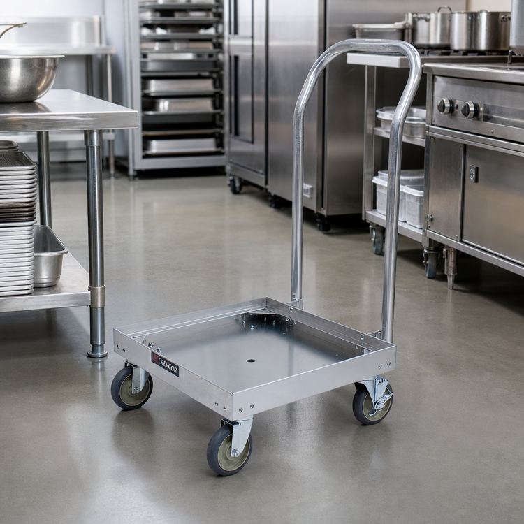 Product image #2 for Cres Cor 20 x 20 Single-Stack Aluminum Dish Rack Dolly