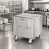 Thumbnail image #3 for Stainless Steel Insulated Unheated Dish Storage Cart for 10-11 Inch Plates