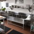 Thumbnail image #2 for John Boos Pro-Bowl 3-Compartment Stainless Steel Sink with Dual 30-Inch Drainboards