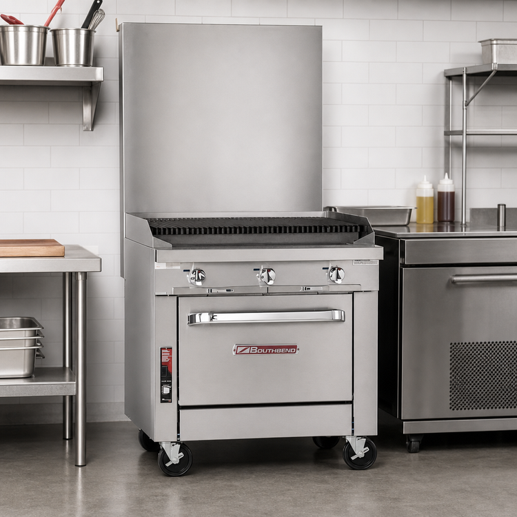 Product image #2 for Southbend Platinum Heavy Duty 32-Inch Modular Gas Charbroiler with Cast Iron Grates, 80,000 BTU