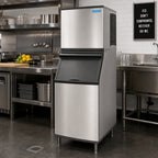 Thumbnail image #2 for Koolaire KDT0420W Self-Contained Water-Cooled Dice Cube Ice Machine, 22 Inch Wide, 457 lb/Day