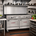 Thumbnail image #2 for Southbend Ultimate 60-Inch Gas Restaurant Range with Standard Oven and Cabinet Base