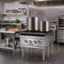 Thumbnail image #2 for Vulcan 18-Inch Gas Stock Pot Range with (2) Cast Iron Two-Ring Burners, 220,000 BTU
