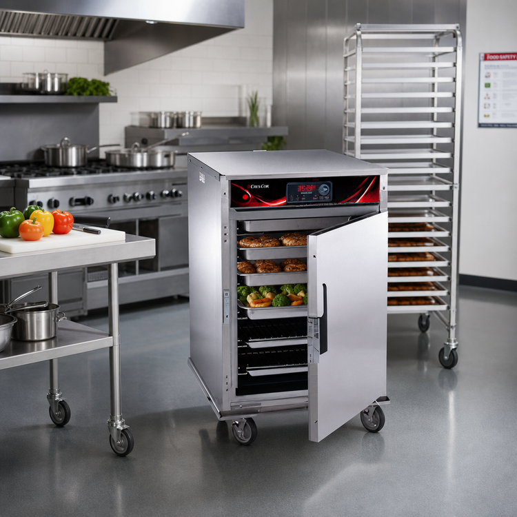 Product image #2 for Cres Cor Roast-N-Hold Mobile Half-Size Cook and Hold Convection Oven, 208V, 3-Phase
