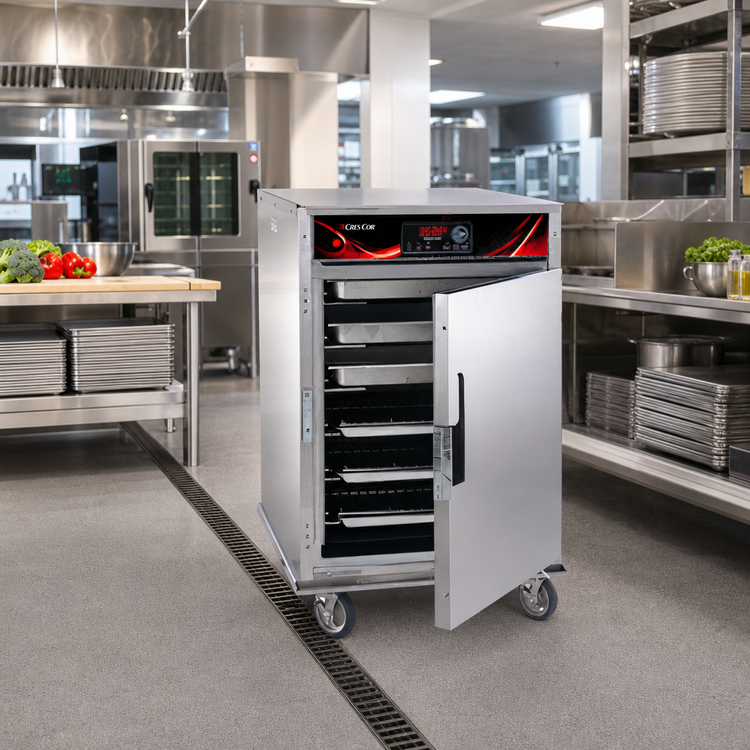 Product image #2 for Cres Cor Roast-N-Hold Mobile Half-Size Cook and Hold Convection Oven, 208V, 3-Phase