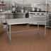 Thumbnail image #2 for Eagle Group BlendPort Deluxe Series 72 x 24 Inch 16-Gauge 300 Series Stainless Steel Work Table with Open Galvanized Base