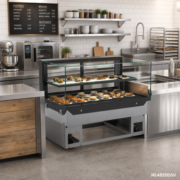 Product image #2 for Reveal Non-Refrigerated Full Service Slide-In Counter Case, 47-3/4 Inch Wide