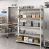Thumbnail image #3 for Cambro Camshelving Premium 21-Inch x 36-Inch x 84-Inch 5-Tier Add-On Polymer Shelving Unit, Vented and Solid