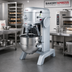Thumbnail image #2 for BakeryXpress DXP-PM60B 60 Qt Heavy Duty Floor Model Planetary Mixer, 2 HP, 220V, 3-Speed, Belt Driven