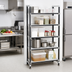 Thumbnail image #2 for Cambro Camshelving Elements XTRA High Density Top Rail Stationary Starter Shelving Unit, 21 x 36 x 81 Inches, 5-Tier