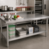 Thumbnail image #2 for BK Resources 18-Gauge Stainless Steel Undershelf for 48