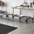 Thumbnail image #2 for Eagle Group QuadTruss QA1872S Stainless Steel Wire Shelf, 72"W x 18"D, 600 lb. Capacity Case of 2