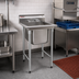 Thumbnail image #2 for Eagle Group 314 Series 1-Compartment Floor Model Sink with 24