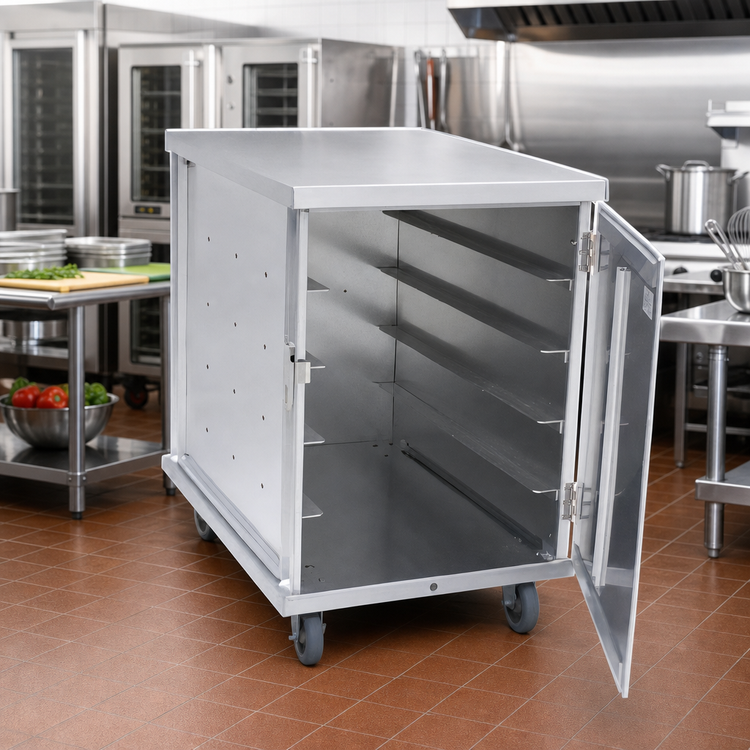 Product image #2 for Cres Cor Mobile Single-Compartment Non-Insulated Tray Delivery Cart, 20-Pan Capacity for 15" x 20" Pans