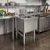 Thumbnail image #2 for Eagle Spec-Bar Freestanding Underbar Hand Sink with T&S Gooseneck Faucet
