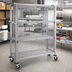 Thumbnail image #2 for Metro Super Erecta Metroseal 3 Mobile Wire Security Cage with Microban, 52-3/4 x 21-1/2 x 68-1/2 Inches