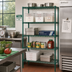 Thumbnail image #2 for Quantum 5-Shelf Wire Shelving Starter Unit, 24 x 18 x 63 Inches, Stationary, Green Epoxy