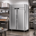 Thumbnail image #2 for Victory UltraSpec Two-Section Pass-Thru Heated Pizza Holding Cabinet with Solid Hinged Doors