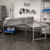Thumbnail image #2 for John Boos Pro-Bowl Island L-Shaped Clean Dishtable, 60