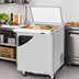 Thumbnail image #2 for Turbo Air Super Deluxe 28-Inch One-Section Mega Top Sandwich/Salad Prep Table with Glass Lid, 12-Pan