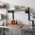 Thumbnail image #2 for Camshelving Elevation Series Wall-Mounted Vented Shelf Kit, 21 x 30 Inches, Brushed Graphite, with 15-Inch Uprights