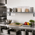 Thumbnail image #2 for Quantum 72 Inch x 18 Inch Wall-Mount Cantilever Wire Shelf, Gray Epoxy Antimicrobial Finish