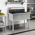 Thumbnail image #2 for Eagle Group Two-Compartment Utility Sink, No Drainboards, 61-3/8