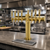 Thumbnail image #2 for Metropolis T 8-Faucet Countertop Glycol-Cooled Draft Beer Tower, 24-Inch, PVD Brass