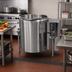 Thumbnail image #2 for Vulcan 60-Gallon Gas Tilting Steam Kettle with Power Tilt, 2/3 Jacketed, 316 Stainless Steel Liner