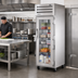 Thumbnail image #2 for True SPEC SERIES Pass-Thru Reach-In Refrigerator, 1 Section, Glass Front Door / Stainless Rear Door, Top-Mounted Self-Contained