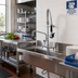 Thumbnail image #3 for T&S Brass Mini Pre-Rinse Unit, Single-Hole Deck Mount, 8-Inch Swing Nozzle