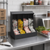 Thumbnail image #2 for Vollrath First In First Out 4-Section Gravity Condiment Holder with Flip-Up Lid
