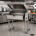 Thumbnail image #2 for BK Resources T-304 Stainless Steel Braising Pan & Tilt Skillet Legs with Casters, 33-1/4 Inch, Kit of 4