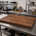 Thumbnail image #2 for John Boos Boos Block American Black Walnut Full-Length Edge Grain Kitchen Countertop, 36 x 30 x 3 Inches
