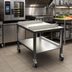 Thumbnail image #1 for Alto-Shaam Stainless Steel Equipment Stand with Casters and Lower Shelf