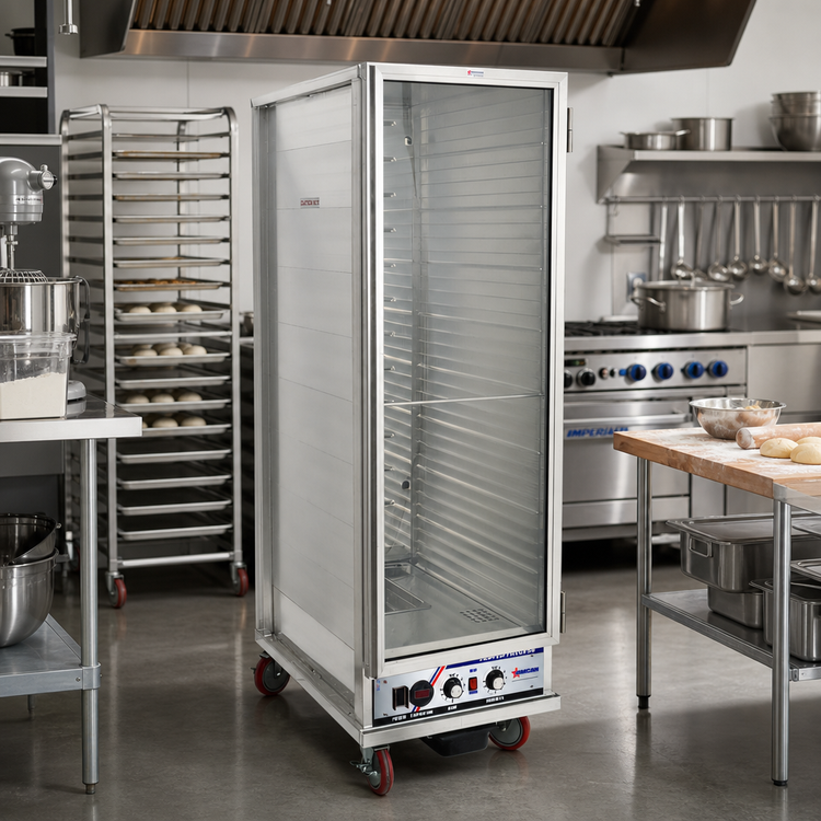 Product image #2 for Omcan Heated Proofing Cabinet, Cabinet Only, Non-Insulated, 35 Full-Size Sheet Pan Capacity