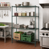 Thumbnail image #3 for Metro Super Erecta Super Adjustable Stationary Starter Wire Shelving Unit, 48