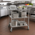 Thumbnail image #2 for Turbo Air 15 x 24-Inch 3-Shelf Stainless Steel Utility Bus Cart