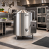 Thumbnail image #2 for Legion HEC-60 High Output 60-Gallon Electric 2/3-Jacketed Self-Contained Steam Kettle