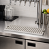Thumbnail image #2 for Micro Matic Surface Mount Stainless Steel Drip Tray with Perforated Grill, 16 Inch x 5 Inch