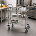 Thumbnail image #2 for Advance Tabco Special Value Series 3-Shelf Wire Utility Bus Cart, 42 x 24 x 38 Inches, Chrome Plated