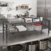 Thumbnail image #2 for Eagle Group QuadTruss Front Case Merchandise 2-Tier Wire Shelving Unit, 48 x 14 x 14 Inches, Pewter Gray Epoxy Finish