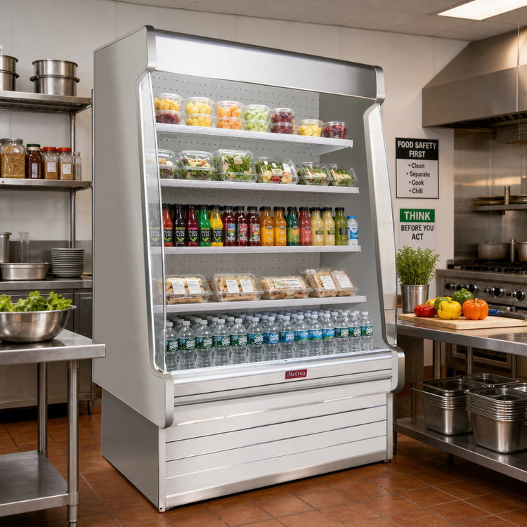 Product image #2 for Howard-McCray 35E Series 51-Inch Wide Multi-Purpose Open Merchandiser