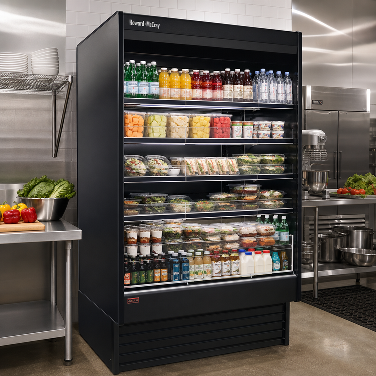 Product image #2 for Howard-McCray 35E Series 51-Inch Wide Multi-Purpose Open Merchandiser