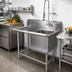 Thumbnail image #2 for John Boos Pro-Bowl 1-Compartment Left Drainboard Stainless Steel Sink