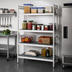 Thumbnail image #2 for Fermostock 4-Tier Stationary Starter Polymer Shelving Unit, 31