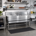 Thumbnail image #2 for Eagle Spec-Bar Three-Compartment Underbar Sink Unit with Left Drainboard, 72 x 19 x 37 Inches, Type 304 Stainless Steel