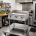 Thumbnail image #2 for Ultra-Max Heavy-Duty 48-Inch Electric Countertop Griddle with Polished Steel Plate