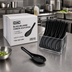 Thumbnail image #2 for Black Melamine Chinese Soup Spoon, 5-5/8 Inch, 1 oz Capacity, Case of 12 Dozen